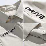 Simple letter embroidery casual short sleeved shirt men's half sleeved shirt - V.I.P Digital Presence