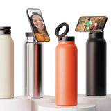 Magnetic insulated cup, phone holder, drama chasing, high aesthetic value, 304 stainless steel sports pot - V.I.P Digital Presence