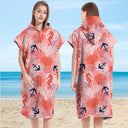 Hooded Towel Ultra-fine Fiber Zipper Wearable Bathrobe Cape Beach Towel - V.I.P Digital Presence