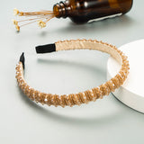 Washing Face Hair Band Thin Edge Handmade String Crystal Headband Fashion Hair Accessories Simple Hair Band - V.I.P Digital Presence