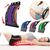 Masajeador de espalda ajustable multinivel con magnetoterapia para cintura, cuello, fitness, soporte lumbar y cervical, alivio del dolor. 