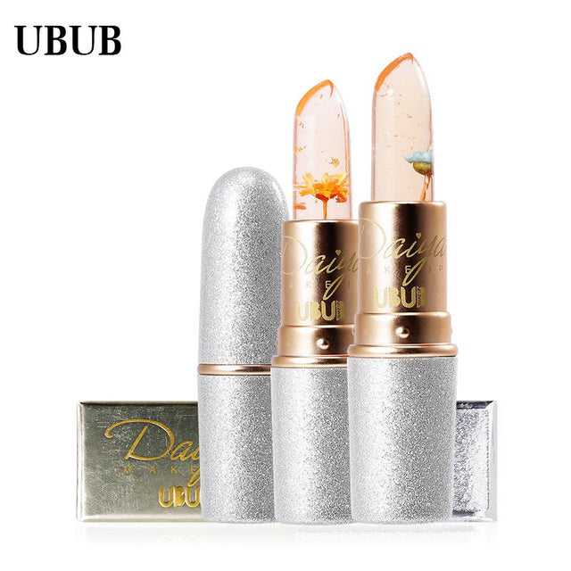 UBUB Jelly Lipstick Moisturize Seasonable Lip Women Stick Waterproof Newly Shape Nude look Lasting Pink Orange - V.I.P Digital Presence