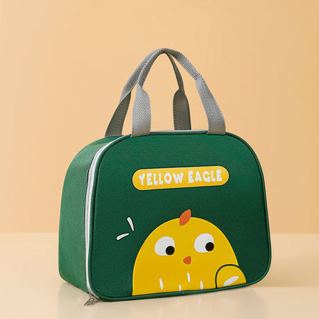 Cute cartoon lunch box bag for students and office workers with side opening, waterproof and thick insulation lunch bag - V.I.P Digital Presence