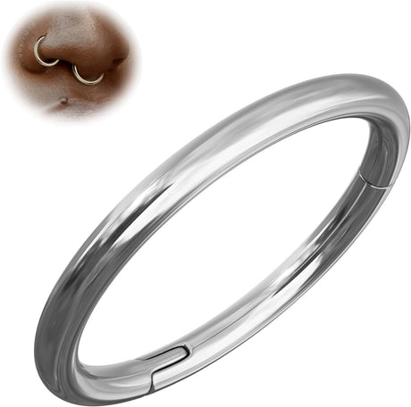 18g- steel hoop-silver-10-1 - V.I.P Digital Presence