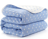 Baby Blankets Newborn Muslin Cotton 6 Layers Thick Swaddle Kids Receiving Blankets Children Cover Bedding - V.I.P Digital Presence