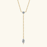 Moissanite 925 Sterling Silver Necklace - V.I.P Digital Presence