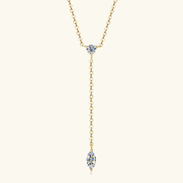 Moissanite 925 Sterling Silver Necklace - V.I.P Digital Presence