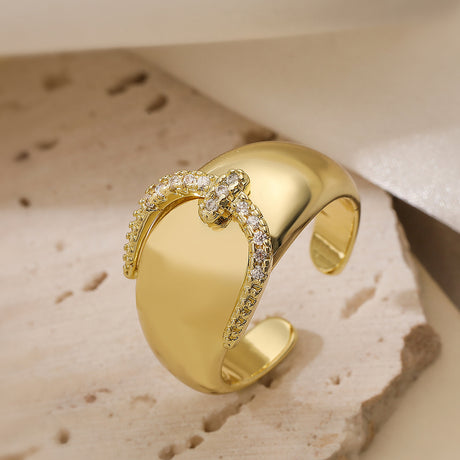 European and American Geometric Open Ring Women's Simple, Light Luxury Personalized Ring New - V.I.P Digital Presence