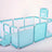 Children's fence baby basketball fence safety stainless steel playpen children's ball pit baby indoor playground baby park fence - V.I.P Digital Presence