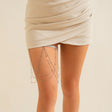 Pure desire butterfly tassel leg chain female sweet cool multi-layer chain star shaped leg ring sexy thigh chain - V.I.P Digital Presence