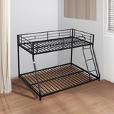 Metal Twin over Full Bunk Bed/ Heavy-duty Sturdy Metal/ Noise Reduced/ Safety Guardrail/ CPC Certified/ No Box Spring Needed - V.I.P Digital Presence