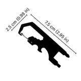 Outdoor Multi-function EDC tool card opener keychain with multi-purpose gadgets outdoor tools - V.I.P Digital Presence