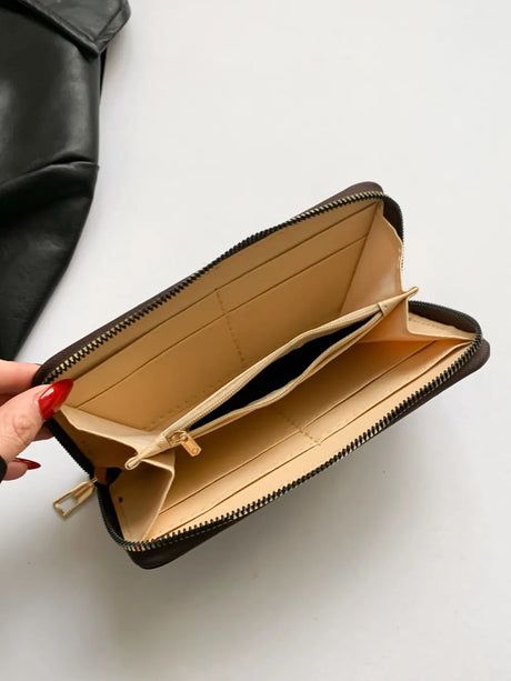 PU Leather Solid Color Wallet - V.I.P Digital Presence