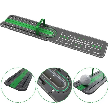 Golf Distance Putting Precision Drill Golf Putting Green Mat Putting Ball Pad Mini Putting Training Aids Golf Accessories Golf - V.I.P Digital Presence
