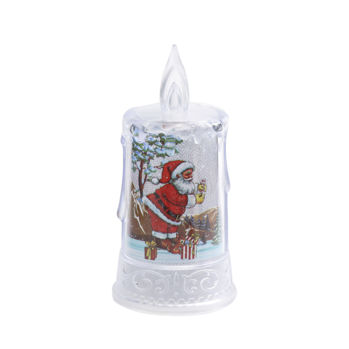 Christmas led electronic candle light Christmas snowman elk decoration luminous night light atmosphere light ornaments - V.I.P Digital Presence