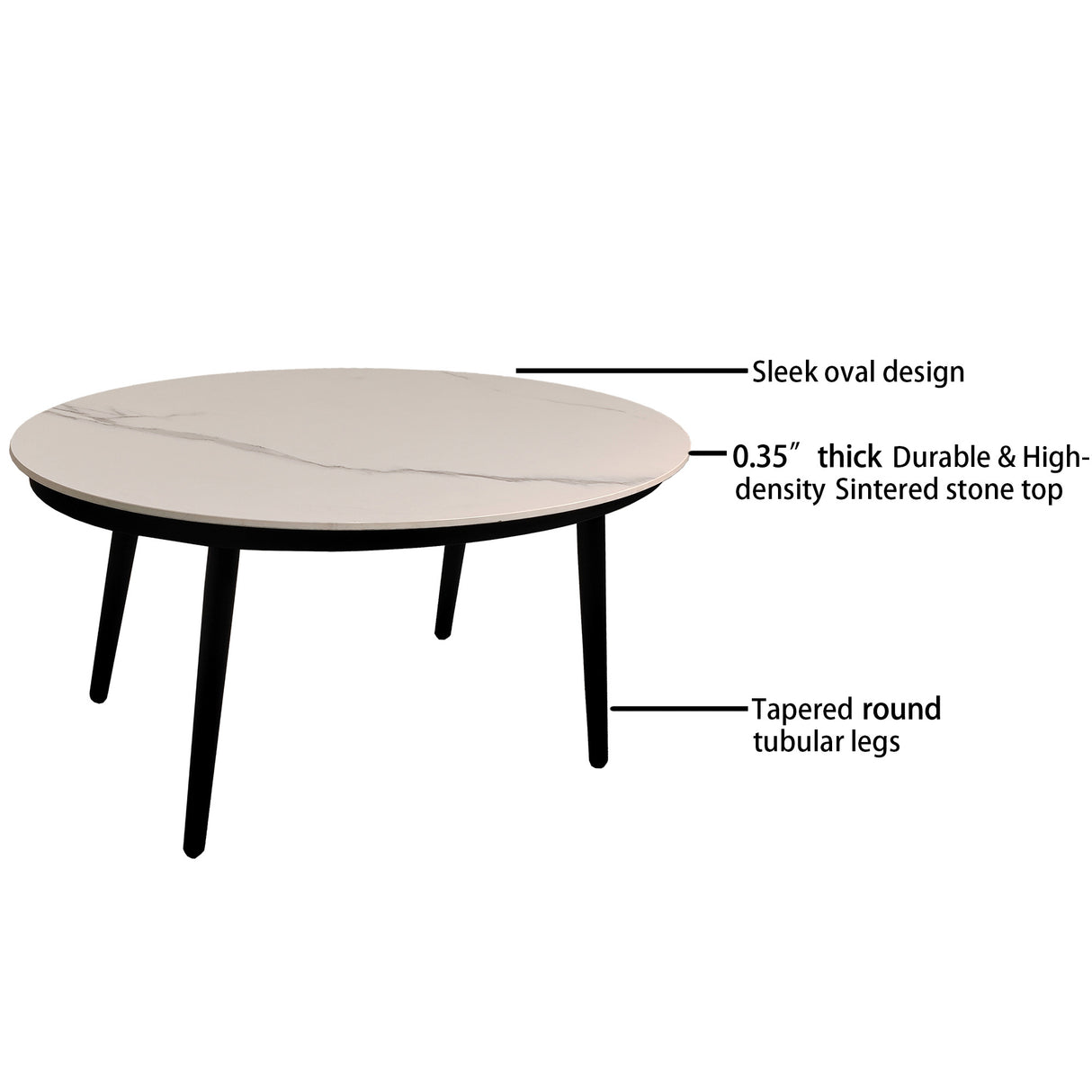 5PC Outdoor Aluminum Patio Furniture Modern Chat Sofa Conversation Set - V.I.P Digital Presence