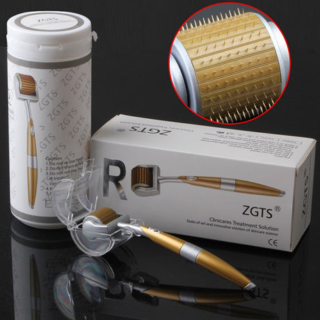 ZGTS192 Derma Roller Titanium Stainless Steel Needles For Facial Skin Care Microneedle Derma Rollering Therapy - V.I.P Digital Presence