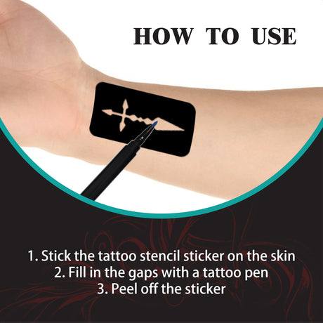 Temporary Tattoo Pen, Face Arm Body Multi-Color Painting DIY Makeup Graffiti Decoration Tattoo Pen - V.I.P Digital Presence