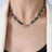 Hip hop design neck chain titanium steel plated 18k real gold leather rope necklace - V.I.P Digital Presence