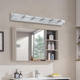 Modern 6-Light Chrome LED Vanity Mirror Light Fixture For Bathrooms And Makeup Tables - V.I.P Digital Presence