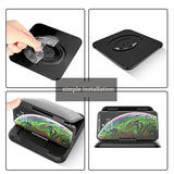 Mobile phone holder, sunshade instrument panel, AR navigation device holder, car carbon fiber patterned mobile phone holder, sil - V.I.P Digital Presence