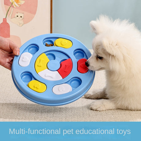 Interactive Slow Feeder Dog Bowl - Puzzle Toy for Pets - V.I.P Digital Presence