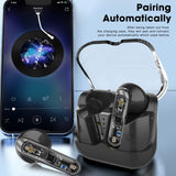 AKZ-S26 Wireless Sports Earphones Mini Transparent Shell Bluetooth Earphones TWS Lightweight Running Tpye-c Heavy Bass - V.I.P Digital Presence