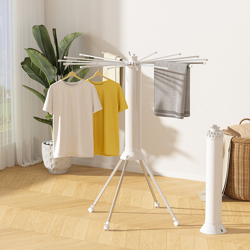 V2 Octopus Round Drybox 1, a portable single-tripod folding drying rack for up to 16 pieces (40kg) of laundry, round and foldabl - V.I.P Digital Presence