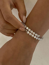 Stainless Steel Inlaid Zircon Bracelet - V.I.P Digital Presence
