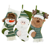 Christmas decorations, hanging decorations, candy socks, gift socks, Christmas gifts, green Christmas socks - V.I.P Digital Presence
