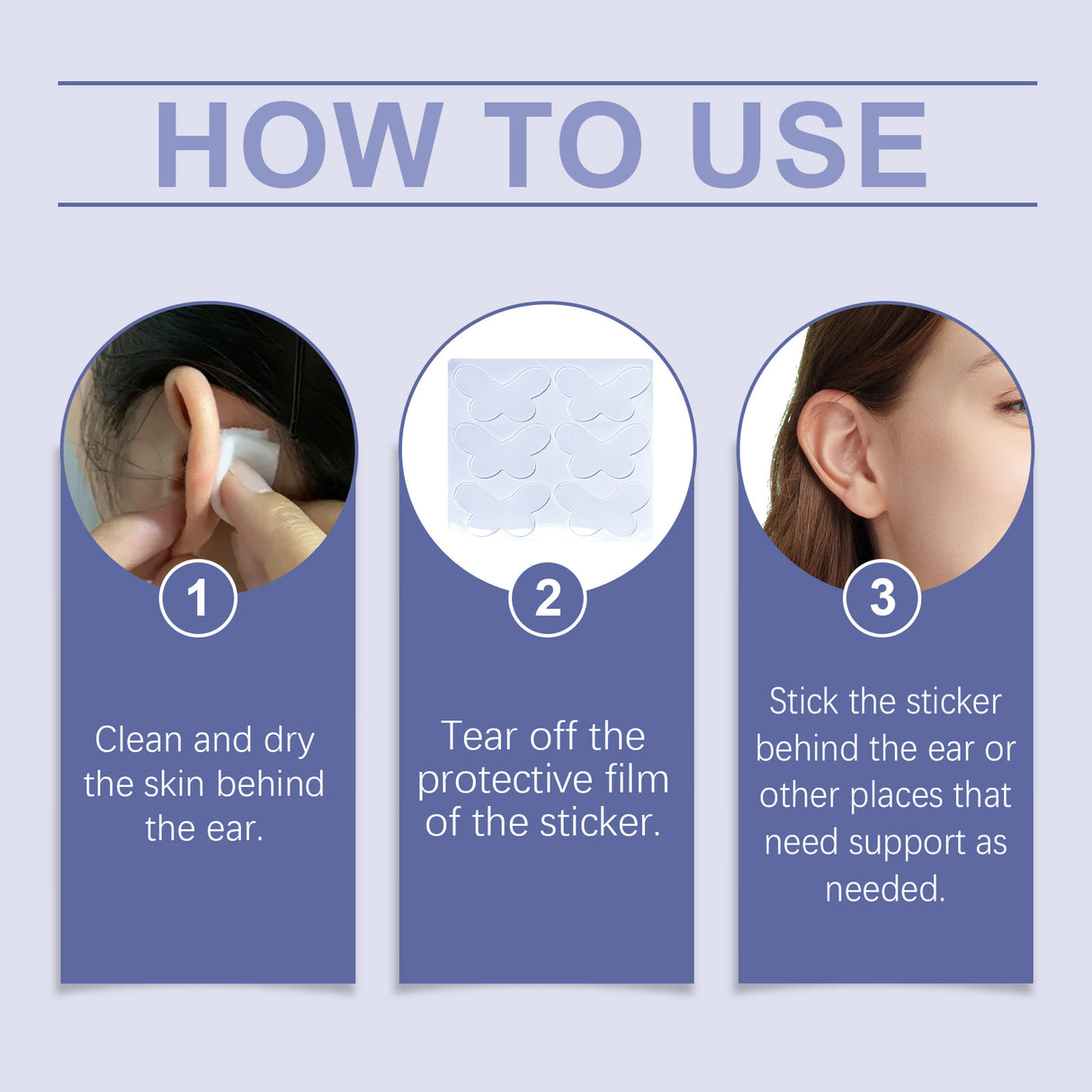 Butterfly Support Ear Stickers Invisible Comfortable Breathable Ear With Air And Face Small Support Decorative Ear Stickers - V.I.P Digital Presence
