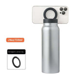 Magnetic insulated cup, phone holder, drama chasing, high aesthetic value, 304 stainless steel sports pot - V.I.P Digital Presence