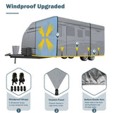 Umbrauto RV Cover,7 Layers Travel Trailer Cover, Waterproof Camper Cover,Grey - V.I.P Digital Presence
