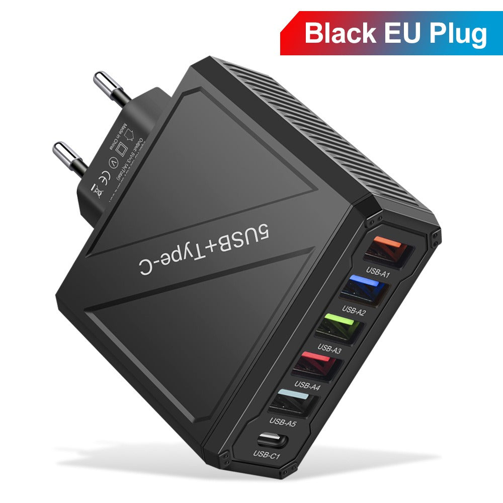 5USB Charger mobile phone charger charging head - V.I.P Digital Presence