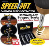 4pc/set Speed Out Core Drill bit Damaged Screw Extractor Remover Drill For Removing Any stripped screw (phillips, Flat, Hex) - V.I.P Digital Presence