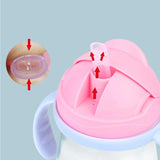 Botellas de agua con forma de gel de sílice para bebés, recién nacidos, bebés y niños pequeños, con pajita