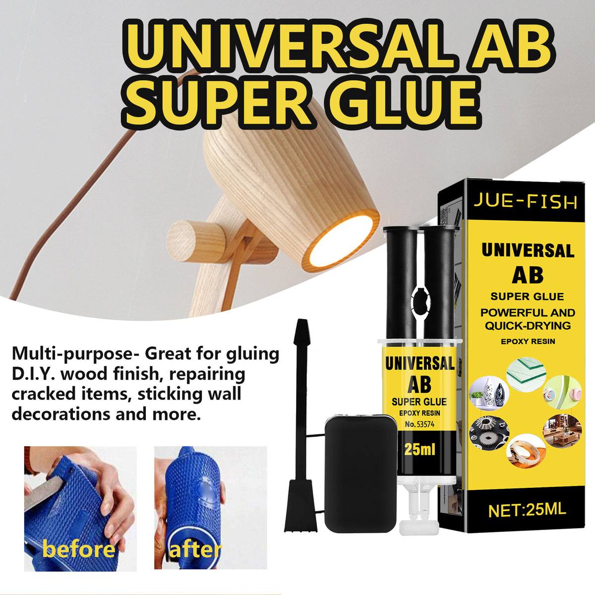 Casting Adhesive, Epoxy Resin AB Adhesive Waterproof And High Temperature Resistant Multi-functional Metal Crack Repair Adhesive - V.I.P Digital Presence