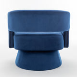 Swivel Barrel Chair, Velvet Accent Armchair 360 Degree Swivel Club Chair for Living Room Bedroom Reception Room - V.I.P Digital Presence