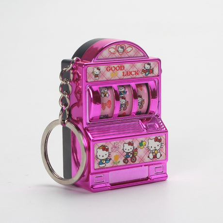 Mini fruit machine keychain pendant spinning machine game slot machine slot machine small toy lucky draw decoration - V.I.P Digital Presence