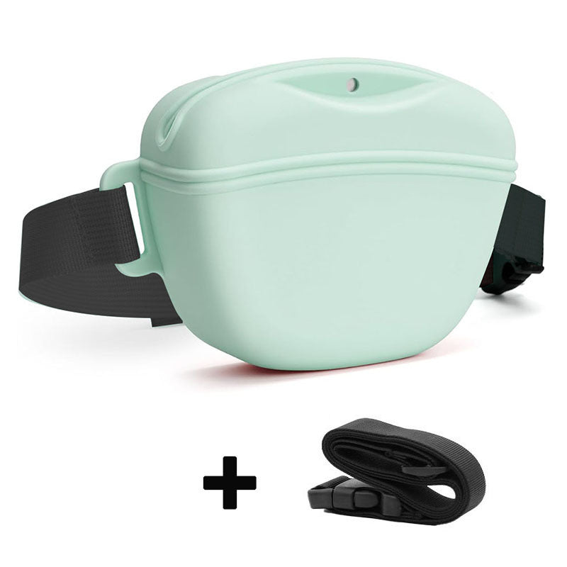 Silicone Dog Training Waist Bag Outdoor Portable Crossbody Pet Snack Pouch - V.I.P Digital Presence