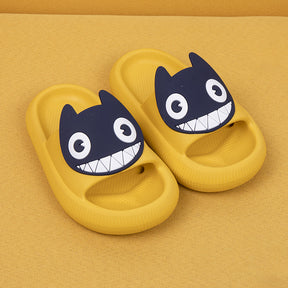 Big-Eyed Black Cat Cartoon Sandals One-Piece Soft Bottom Soft Face Parent-Child Amazon Baby Children's Slippers - V.I.P Digital Presence