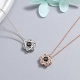 Necklace, female star pendant, 100 language projection, memories of love, short collarbone chain - V.I.P Digital Presence