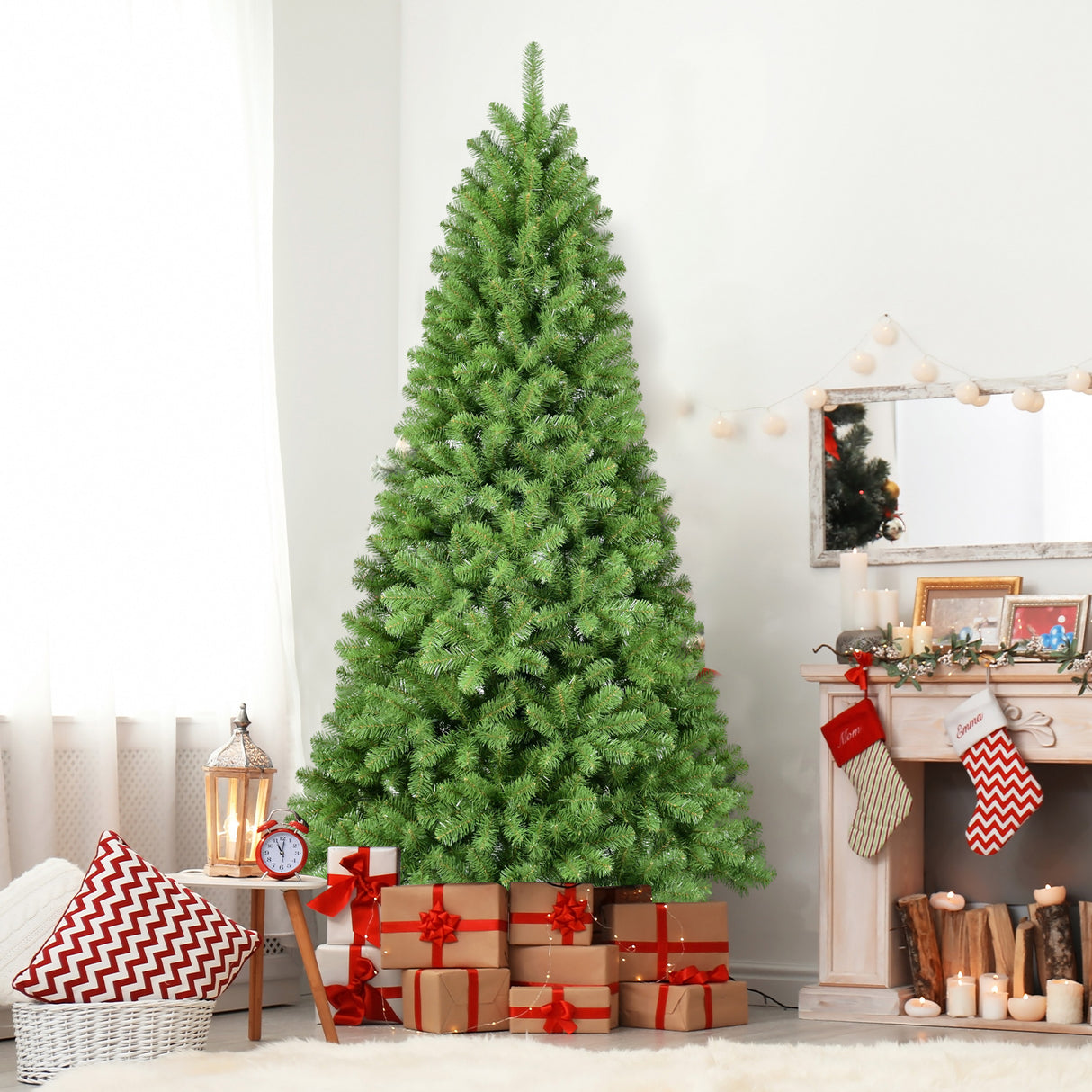 5FT PVC Green Memory Wire Christmas tree - V.I.P Digital Presence