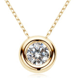 1 Carat Moissanite 925 Sterling Silver Necklace - V.I.P Digital Presence
