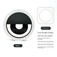 RK-12 Mobile Phone Fill Light Wholesale Live Beauty Selfie Lighting Round Flash Charging LED Fill Light - V.I.P Digital Presence