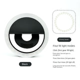 RK-12 Mobile Phone Fill Light Wholesale Live Beauty Selfie Lighting Round Flash Charging LED Fill Light - V.I.P Digital Presence