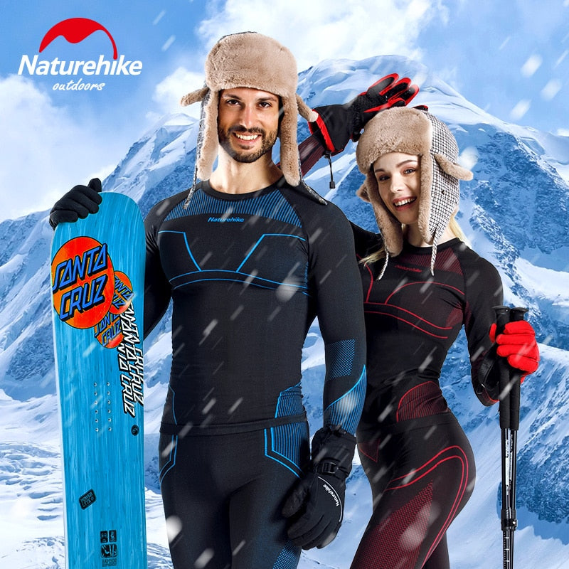Promoción de liquidación Naturehike: ropa interior de secado rápido para hombres y mujeres que esquían al aire libre, ropa interior térmica absorbente. 