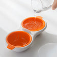 Mini Twin Egg Boiler Creative Tableware Microwave Oven Egg Steamer Double Layer With Lid Egg Steamer Bowl Kitchen Gadget - V.I.P Digital Presence