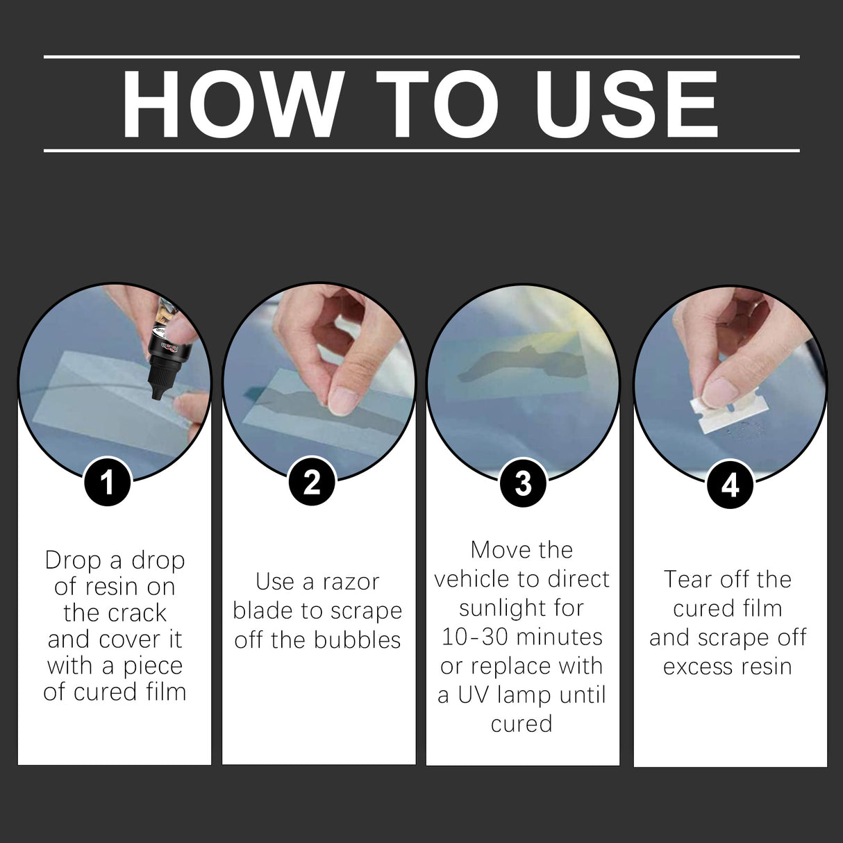 Automotive Windshield Repair Fluid Automotive Glass Cleaning Crack Repair Agent Clear Vision - V.I.P Digital Presence