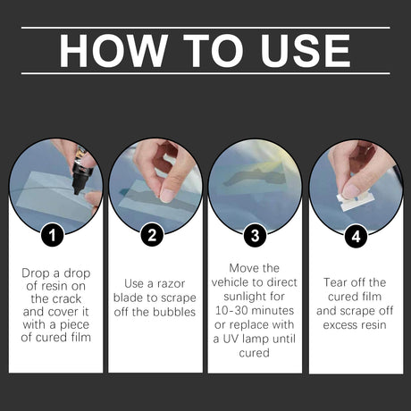 Automotive Windshield Repair Fluid Automotive Glass Cleaning Crack Repair Agent Clear Vision - V.I.P Digital Presence